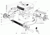Toro 16550 - Lawnmower, 1978 (8000001-8999999) Listas de piezas de repuesto y dibujos HOUSING AND ENGINE ASSEMBLY