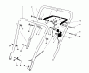 Toro 16575 - Lawnmower, 1988 (8012679-8999999) Listas de piezas de repuesto y dibujos HANDLE ASSEMBLY