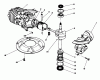 Toro 16585 - Lawnmower, 1987 (7000001-7999999) Listas de piezas de repuesto y dibujos CRANKSHAFT ASSEMBLY (MODEL NO. 47PF5 & 47PG6)