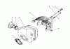 Toro 16585 - Lawnmower, 1988 (8004252-8999999) Listas de piezas de repuesto y dibujos MUFFLER ASSEMBLY (MODEL NO. 47PH7)