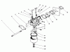 Toro 16585C - Lawnmower, 1989 (9000001-9999999) Listas de piezas de repuesto y dibujos CARBURETOR ASSEMBLY (MODEL NO. 47PJ8)