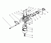 Toro 16585C - Lawnmower, 1988 (8000001-8999999) Listas de piezas de repuesto y dibujos CARBURETOR ASSEMBLY (MODEL NO. 47PH7)