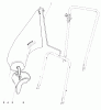 Toro 16600 - Lawnmower, 1977 (7000001-7999999) Listas de piezas de repuesto y dibujos GRASS BAGGING KIT (OPTIONAL) NO. 28-1510