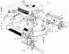 Toro 16655 - Lawnmower, 1978 (8000001-8999999) Listas de piezas de repuesto y dibujos HOUSING AND ENGINE ASSEMBLY