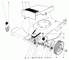 Toro 16756 - Lawnmower, 1978 (8000001-8999999) Listas de piezas de repuesto y dibujos FRONT WHEEL AND PIVOT ARM ASSEMBLY