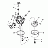Toro 16775 - Lawnmower, 1988 (8000001-8022965) Listas de piezas de repuesto y dibujos CARBURETOR NO. 632098