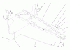 Toro 79355 - 48" Snow/Dozer Blade, 5xi Garden Tractor, 2000 (200000001-200999999) Listas de piezas de repuesto y dibujos FRAME ASSEMBLY