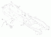Toro 79355 - 48" Snow/Dozer Blade, 5xi Garden Tractor, 1998 (8900001-8999999) Pièces détachées MOUNTING ASSEMBLY