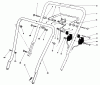 Toro 16785 - Lawnmower, 1985 (5000001-5999999) Listas de piezas de repuesto y dibujos HANDLE ASSEMBLY