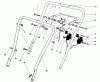 Toro 16785 - Lawnmower, 1987 (7000001-7999999) Listas de piezas de repuesto y dibujos HANDLE ASSEMBLY
