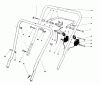Toro 16785 - Lawnmower, 1989 (9000001-9999999) Listas de piezas de repuesto y dibujos HANDLE ASSEMBLY