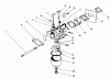 Toro 16785 - Lawnmower, 1990 (0000001-0999999) Listas de piezas de repuesto y dibujos CARBURETOR ASSEMBLY (MODEL NO. 47PK9)