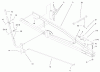Toro 79355 - 48" Snow/Dozer Blade, 5xi Garden Tractor, 2007 (270000001-270999999) Listas de piezas de repuesto y dibujos FRAME ASSEMBLY