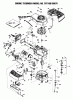 Toro 16793 - Lawnmower, 1988 (8000001-8999999) Listas de piezas de repuesto y dibujos ENGINE TECUMSEH MODEL NO. TNT 100-10097F