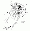 Toro 16793 - Lawnmower, 1988 (8000001-8999999) Listas de piezas de repuesto y dibujos HANDLE ASSEMBLY