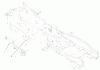 Toro 79355 - 48" Snow/Dozer Blade, 5xi Garden Tractor, 2005 (250000001-250999999) Listas de piezas de repuesto y dibujos MOUNTING ASSEMBLY