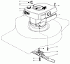 Toro 16860 - Lawnmower, 1980 (0000001-0999999) Listas de piezas de repuesto y dibujos ENGINE ASSEMBLY-MODEL 16860