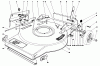 Toro 16870 - Lawnmower, 1980 (0000001-0999999) Listas de piezas de repuesto y dibujos MOWER HOUSING ASSEMBLY-MODEL 16860