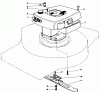 Toro 16860 - Lawnmower, 1981 (1000001-1999999) Listas de piezas de repuesto y dibujos ENGINE ASSEMBLY-MODEL 16860