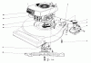 Toro 16880 - Lawnmower, 1982 (2000001-2999999) Listas de piezas de repuesto y dibujos ENGINE ASSEMBLY (MODEL NO. 16890)