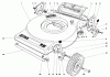 Toro 16940 - Lawnmower, 1980 (0000001-0999999) Listas de piezas de repuesto y dibujos MOWER HOUSING (MODEL NO. 16930)