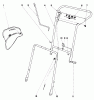 Toro 17501 - Whirlwind Lawnmower, 1969 (9000001-9999999) Listas de piezas de repuesto y dibujos HANDLE ASSEMBLY