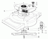 Toro 18005 - Lawnmower, 1981 (1000001-1999999) Listas de piezas de repuesto y dibujos ENGINE ASSEMBLY (MODEL 18005)