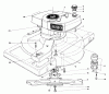 Toro 18005 - Lawnmower, 1982 (2000001-2999999) Listas de piezas de repuesto y dibujos ENGINE ASSEMBLY MODEL 18010