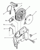 Toro 18005 - Lawnmower, 1982 (2000001-2999999) Listas de piezas de repuesto y dibujos REWIND STARTER NO. 590531