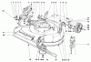Toro 18171 - Guardian Lawnmower, 1971 (1000001-1999999) Listas de piezas de repuesto y dibujos HOUSING ASSEMBLY MODEL NO. 18171