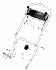 Toro 18095 - Lawnmower, 1979 (9000001-9999999) Listas de piezas de repuesto y dibujos HANDLE ASSEMBLY