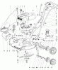 Toro 18221 - Whirlwind Lawnmower, 1968 (8000001-8999999) Listas de piezas de repuesto y dibujos 19" AND 21" H.P. MOWER DRAWING
