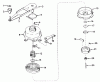 Toro 18221 - Whirlwind Lawnmower, 1968 (8000001-8999999) Listas de piezas de repuesto y dibujos IMPULSE STARTER NO. 590378