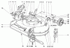 Toro 20571 - Guardian Lawnmower, 1971 (1000001-1999999) Listas de piezas de repuesto y dibujos HOUSING ASSEMBLY MODEL NO. 20571