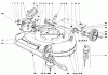 Toro 21172 - Guardian Lawnmower, 1971 (1000001-1999999) Listas de piezas de repuesto y dibujos HOUSING ASSEMBLY MODEL NO. 21172