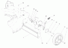 Toro 20001 - 22" Recycler Lawnmower, 2004 (240000001-240999999) Listas de piezas de repuesto y dibujos REAR AXLE AND LOW WHEEL ASSEMBLY