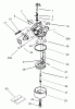 Toro 20007 - 22" Recycler Lawnmower, 2004 (240000001-240999999) Listas de piezas de repuesto y dibujos CARBURETOR ASSEMBLY NO. 640303 TECUMSEH LV195EA-362003B