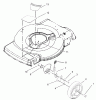 Toro 20009 - 22" Recycler Lawnmower, 2002 (220000001-220999999) Listas de piezas de repuesto y dibujos FRONT AXLE AND WHEEL ASSEMBLY