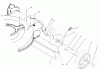 Toro 20009 - 22" Recycler Lawnmower, 2002 (220000001-220999999) Listas de piezas de repuesto y dibujos REAR AXLE AND WHEEL ASSEMBLY