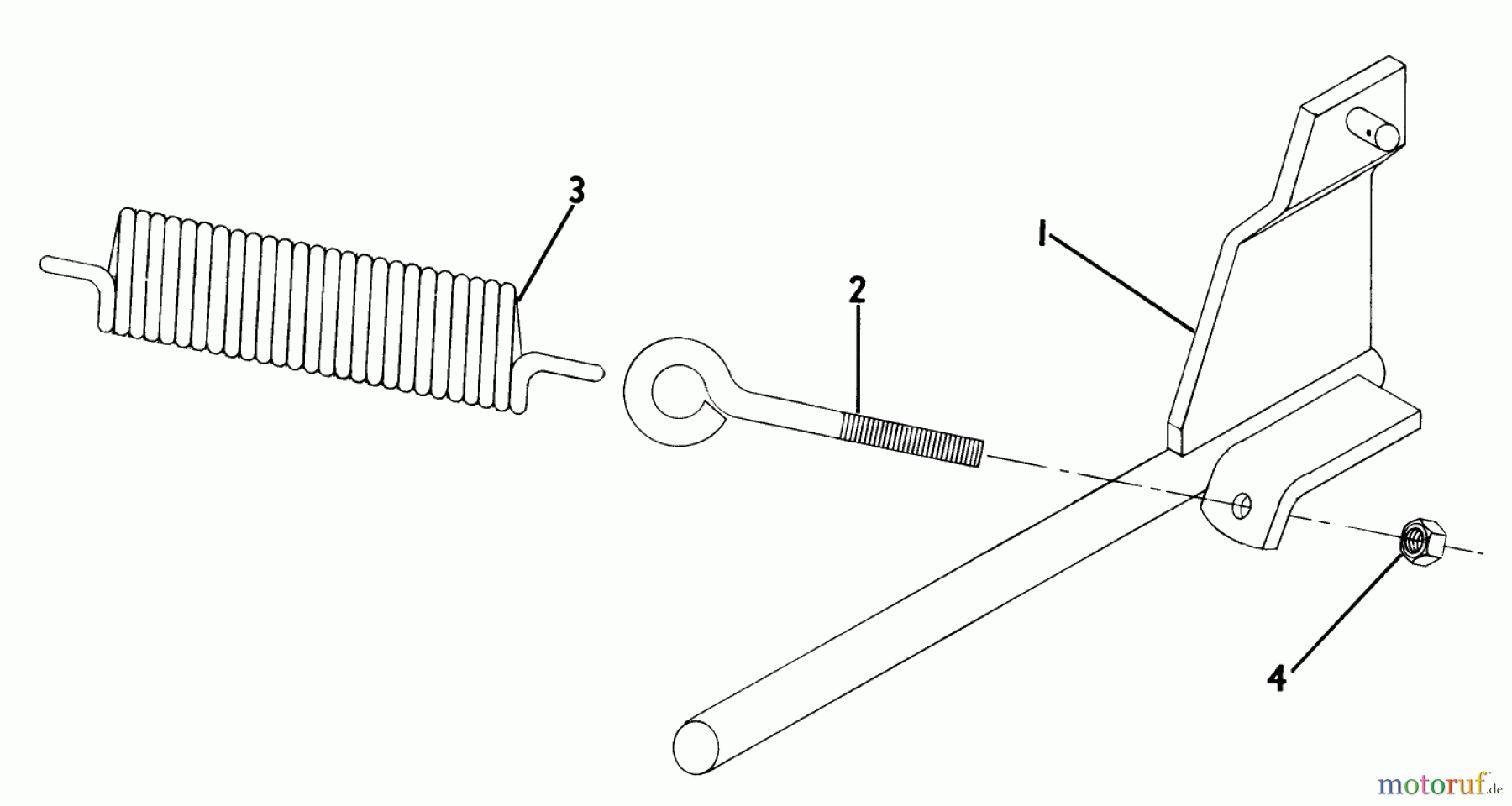 Toro Neu Accessories 84311 - Toro Spring Lift, 1972 PARTS LIST-SPRING ASSIST LIFT KIT MODEL (FACTORY ORDER NUMBER 8-4311) (FOR SNOW THROWERS)
