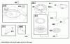 Toro 20010 (R-21P) - Recycler Mower, R-21P, 2000 (200000001-200999999) Listas de piezas de repuesto y dibujos FUEL TANK AND STARTER ASSEMBLY, ENGINE BRIGGS & STRATTON MODEL 12H802-1767-E1