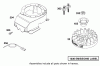 Toro 20010 (R-21P) - Recycler Mower, R-21P, 2001 (210000001-210999999) Listas de piezas de repuesto y dibujos BLOWER HOUSING ASSEMBLY BRIGGS AND STRATTON MODEL 12H802-1776-B1