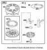 Toro 20010 (R-21P) - Recycler Mower, R-21P, 2002 (220000001-220999999) Listas de piezas de repuesto y dibujos STARTER ASSEMBLY BRIGGS AND STRATTON MODEL 12H802-1776-B1