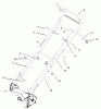 Toro 20016 - 22" Recycler Lawnmower, 2003 (230000001-230999999) Listas de piezas de repuesto y dibujos 2 BAIL HANDLE ASSEMBLY