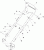 Toro 20012 - 22" Recycler Lawnmower, 2005 (250000001-250999999) Listas de piezas de repuesto y dibujos HP-2 BAIL HANDLE ASSEMBLY