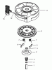 Toro 20013 - 22" Recycler Lawnmower, 2002 (220000001-220300000) Listas de piezas de repuesto y dibujos RECOIL STARTER ASSEMBLY NO. 590702 (OPTIONAL) TECUMSEH MODEL LEV120361560B