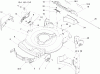 Toro 20013 - 22" Recycler Lawnmower, 2005 (250000001-250999999) Listas de piezas de repuesto y dibujos DECK, SIDE CHUTE AND REAR DOOR ASSEMBLY