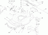 Toro 20013 - 22" Recycler Lawnmower, 2006 (260000001-260999999) Listas de piezas de repuesto y dibujos DECK, SIDE CHUTE AND REAR DOOR ASSEMBLY