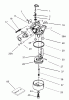 Toro 20018 - 22" Recycler Lawnmower, 2002 (220000001-220300000) Listas de piezas de repuesto y dibujos CARBURETOR ASSEMBLY NO. 640303 TECUMSEH MODEL NO. LEV120-362004A