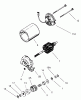 Toro 20018 - 22" Recycler Lawnmower, 2002 (220300001-220999999) Listas de piezas de repuesto y dibujos ELECTRIC STARTER KIT NO. 37753 TECUMSEH MODEL NO. LEV120-362004A